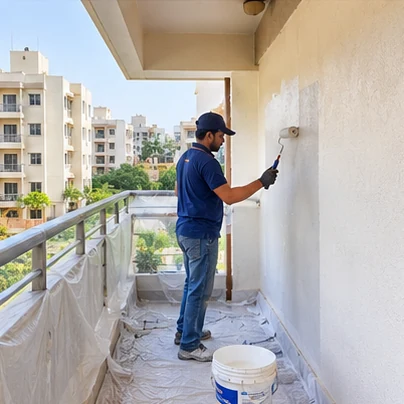 Balcony painting representative photo